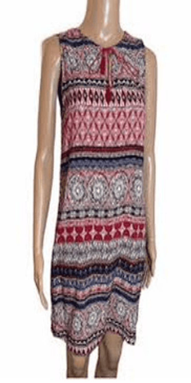 Beachlunchlounge Rayon Tank Lounge Ruby Summer Beach Dress Sz XL Cruise Vacation